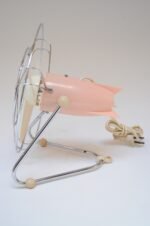 Small Vintage Italian Modern Pink Table/Wall-Mounted Fan - Image 5