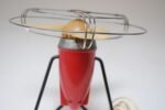 Small Vintage Italian Modern Red Table/Wall-Mounted Fan by MSM Milano - Image 14