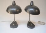 Pair of Vintage Italian Modern Industrial Chromed-Metal Task Lamps by Seminara - Image 7