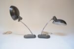 Pair of Vintage Italian Modern Industrial Chromed-Metal Task Lamps by Seminara - Image 3