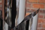 Vintage Italian Space Age Sculptural Chrome and Acrylic Floor Lamp - Image 10