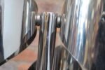 Vintage Italian Space Age Sculptural Chrome and Acrylic Floor Lamp - Image 12