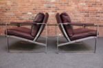 Pair of Preben Fabricius for Walter Knoll Cordovan Leather Lounge Chairs - Image 15