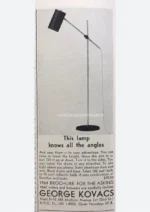 Mid Century American Modern Aluminum Adjustable Floor Lamp by George Kovacs - Image 16