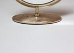 Petite Vintage Polished Brass Swiveling Double Sided Glass Vanity Table Mirror - Image 21