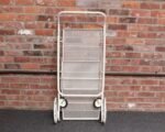 Mid-Century Modern Painted Metal Garden Tea/Bar Cart Trolley - Image 7