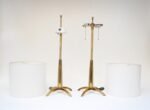 Pair of Mid-Century Stiffel "Rocket" Table Lamps in Brass - Image 3