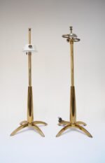 Pair of Mid-Century Stiffel "Rocket" Table Lamps in Brass - Image 4