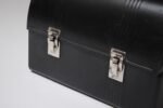 Vintage Black Industrial Domed Tin Work Lunch Box - Image 10