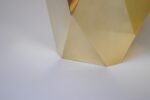 Pair of Vintage Faceted Geometric Solid Brass Table Lamps - Image 12