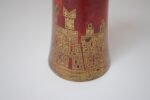 Vintage Italian Dyed Red Goatskin and Brass Cocktail Shaker by Aldo Tura - Image 9