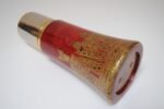 Vintage Italian Dyed Red Goatskin and Brass Cocktail Shaker by Aldo Tura - Image 5