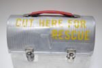 Vintage Aluminum "Victory" Domed Miner's Pail / Survivor Lunchbox With Corked Thermos - Image 9