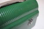 Vintage Green Domed Tin Miner's Pail / Work Lunch Box - Image 14