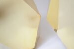 Pair of Vintage Faceted Geometric Solid Brass Table Lamps - Image 30