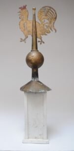 Antique German Rooster Mounted Weathervane - Image 6