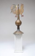 Antique German Rooster Mounted Weathervane - Image 2