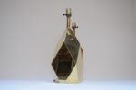 Pair of Vintage Faceted Geometric Solid Brass Table Lamps - Image 7