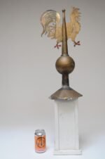 Antique German Rooster Mounted Weathervane - Image 5