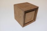 Set of Seven Handmade Vintage Primitive Vintage Nesting Cubes/Blocks in Pine - Image 6