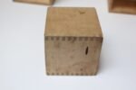 Set of Seven Handmade Vintage Primitive Vintage Nesting Cubes/Blocks in Pine - Image 10