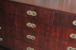 Vintage Stained Satinwood Nine-Drawer Dresser with Brass Pulls by Henredon - Image 21