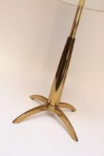 Pair of Mid-Century Stiffel "Rocket" Table Lamps in Brass - Image 9