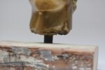 Vintage Sculpture / Bust of Mythological Deity "Pan" in Painted Plaster Cast - Image 24