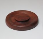 Set of Two Signed Scandinavian Modern Walnut Decorative Lidded Jars / Canisters - Image 23