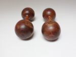 Pair of Vintage Primitive Oversized Hand Weights/Dumbbells - Image 6