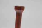 Tall Mid-Century Modern Sculpted Walnut and Enamel Candleholder by Ernest Sohn - Image 15