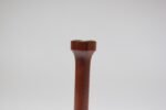 Tall Mid-Century Modern Sculpted Walnut and Enamel Candleholder by Ernest Sohn - Image 14