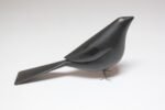 Vintage Hand-Carved and Painted Blackbird by Carleton Garrett - Image 2