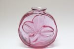 Vintage Blown Glass "Clover" Vase by Joel Myers for Blenko in Rosé - Image 2