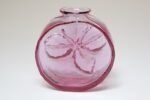 Vintage Blown Glass "Clover" Vase by Joel Myers for Blenko in Rosé - Image 4