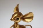 Vintage Gold Leaf Ceramic Mouse by Freeman McFarlin Potteries - Image 8