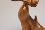 Vintage Gold Leaf Ceramic Fox by Freeman McFarlin Potteries - Image 15