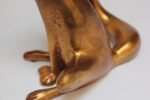 Vintage Gold Leaf Ceramic Fox by Freeman McFarlin Potteries - Image 12