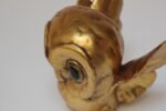 Vintage Gold Leaf Ceramic Owl by Freeman McFarlin Potteries - Image 10