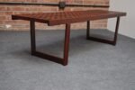 Danish Modern Rosewood Lattice Bench / Coffee Table by Peter Løvig Nielsen - Image 5