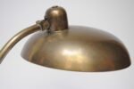 Patinated Brass Ministerial Table Lamp by Giovanni Michelucci for Lariolux Italy - Image 12