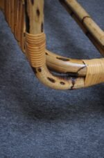 Vintage Italian Bamboo and Rattan Daybed by Tito Agnoli for Bonacina - Image 19