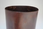 Vintage Italian Brown Leather Wastebasket - Image 14