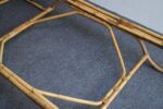 Italian Modernist Tito Agnoli-Style Rattan and Bamboo Sleigh Daybed / Single Bed - Image 15