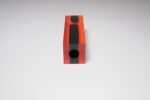 Italian Modern Orange and Black Lucite Soliflore / Bud Vase after Luigi Massoni - Image 11
