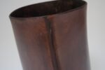 Vintage Italian Brown Leather Wastebasket - Image 18