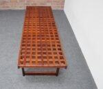 Danish Modern Rosewood Lattice Bench / Coffee Table by Peter Løvig Nielsen - Image 3