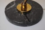 Italian Modern Brass, Metal, and Black Marble Table Lamp by Luci Milano - Image 27