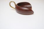 Italian Modernist Crumb Pan / Dust Pan in Teak and Brass - Image 4