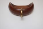Italian Modernist Crumb Pan / Dust Pan in Teak and Brass - Image 7